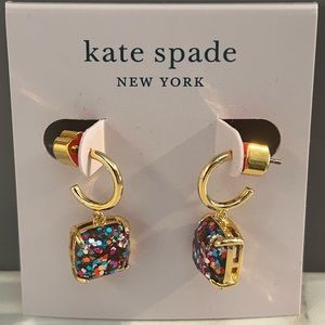 Kate Spade Glitter Huggies